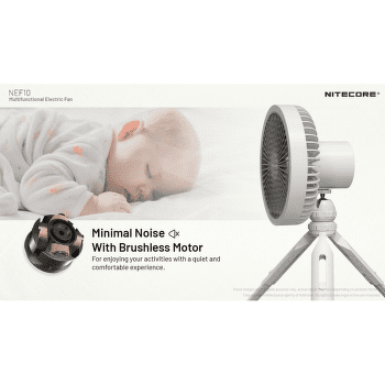 Větrák Nitecore NEF10 White