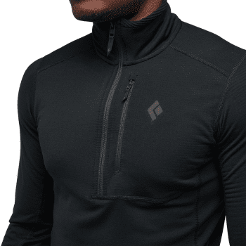 Mikina Black Diamond Coefficient LT Quarter Zip Men Black
