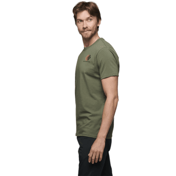 Tričko krátky rukáv Black Diamond Faded SS Tee Men Basalt