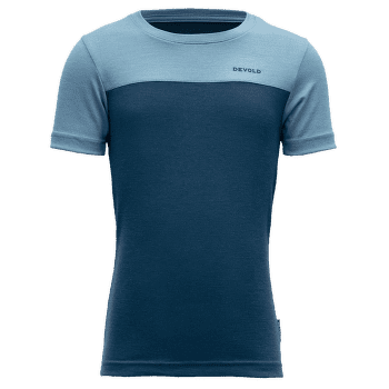 Tričko krátky rukáv Devold Norang Merino Tee Kid 422A Flood