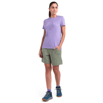 Tričko krátky rukáv Icebreaker Merino 150 Tech Lite III SS Tee Hike Path Women BLACK