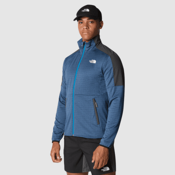 Mikina The North Face MIDDLE ROCK FZ FLEECE Men SHADY BLUE/ASPHALT GREY