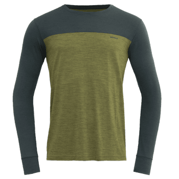Tričko dlhý rukáv Devold Norang Shirt Men WOODS/GREEN MELANGE
