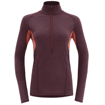 Tričko dlhý rukáv Devold Running Zip Neck Women PORT