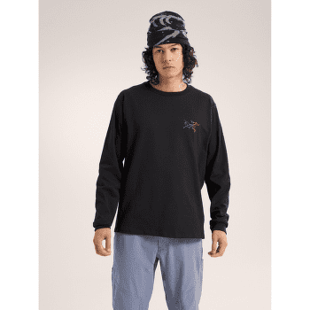 Tričko dlhý rukáv Arcteryx Kragg Cotton Heatmap LS Men Black/Multi
