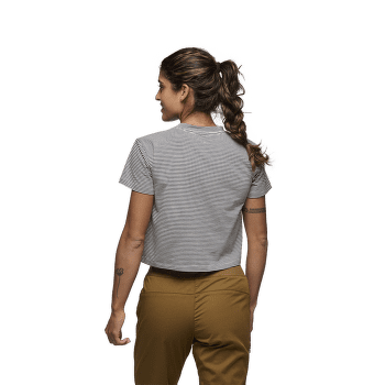 Tričko krátky rukáv Black Diamond BD Stripe SS Tee Women White Oak-Off White
