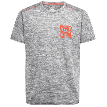 Tričko krátky rukáv La Sportiva Pocket Logo T-Shirt Men Carbon/Cherry Tomato