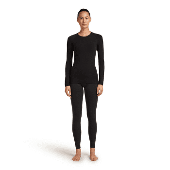 Legíny Icebreaker Merino Seamless Active 25 inch Tights Women BLACK