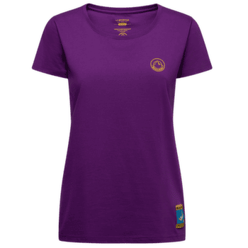 Tričko krátky rukáv La Sportiva CLIMBING ON THE MOON T-Shirt Women Viola/Giallo