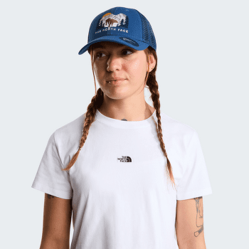 Šiltovka The North Face Embroidered Mudder Trucker OF5 SHADY BLUE/BEAR GRAPHIC
