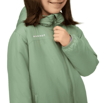 Bunda Mammut RIME IN HOODED JACKET KIDS 3778 mammut red