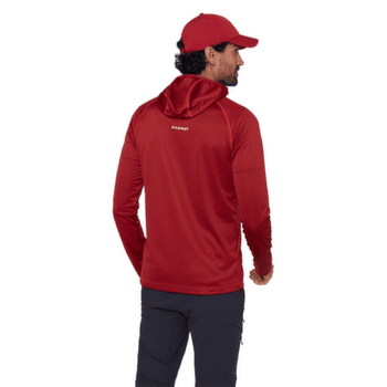 Mikina Mammut CRAG ML HOODED JACKET MEN 3818 dark mammut red