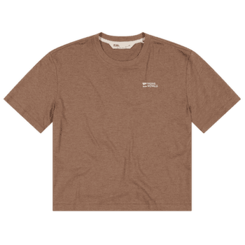 Tričko krátky rukáv Mons Royale Yonder Merino Organic Cotton T-Shirt Women Mocha