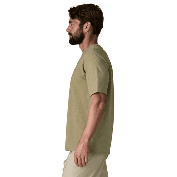 Tričko krátky rukáv Patagonia P-6 Logo Responsibili Tee Men P-6 Outline: Gumtree Green