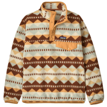 Mikina Patagonia Lightweight Synch Snap-T Pullover Kids Diamond Stripe: Flurry Green