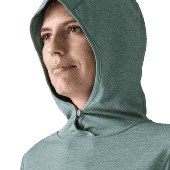 Tričko dlhý rukáv Patagonia Cap Cool Sun Hoody Peak Visions Women Vellum Green - Light Vellum Green X-Dye
