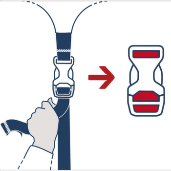 Pracka deuter Buckle 16 HI/TR/AL grey