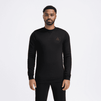 Mikina Aclima FleeceWool Crewneck Men Jet Black
