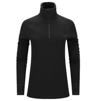 Pulóver Aclima FleeceWool V2 Polo zip Women Jet Black