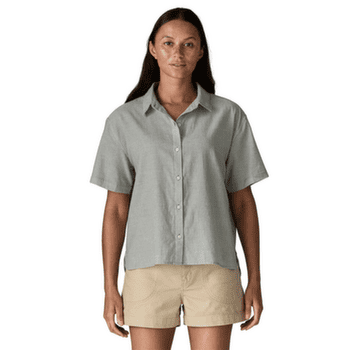 Košeľa krátky rukáv Patagonia LW A/C Shirt Women Windowpane Dobby: Quiet Violet