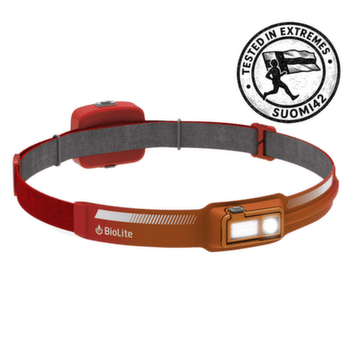 Čelovka BioLite Dash 450 Rechargeable HeadLamp Red