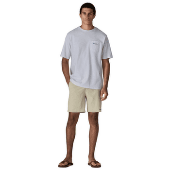 Tričko krátky rukáv Patagonia Boardshort Logo Pocket Responsibili Tee Men Fiber White