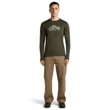 Tričko dlhý rukáv Icebreaker Merino 150 Tech Lite LS Tee Aoraki Explorer Men DK LODEN