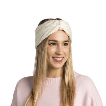 Čelenka Buff KNITTED HEADBAND CARYN CARYN BLUE GLASS