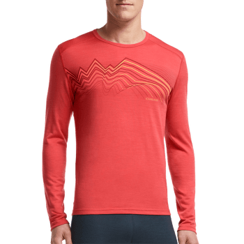 Tričko dlhý rukáv Icebreaker Oasis LS Crewe Equalizer Men Clay/Clay