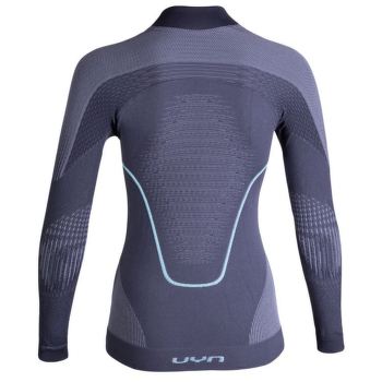 Tričko dlhý rukáv UYN Evolutyon UW Shirt LS Turtle Neck Lady Charcoal/Anthracite/Aqua