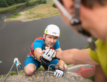 Via Ferrata v Děčíne - Pastýřska stena - info