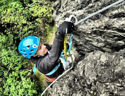 Via ferrata Vodná brána pri meste Semily