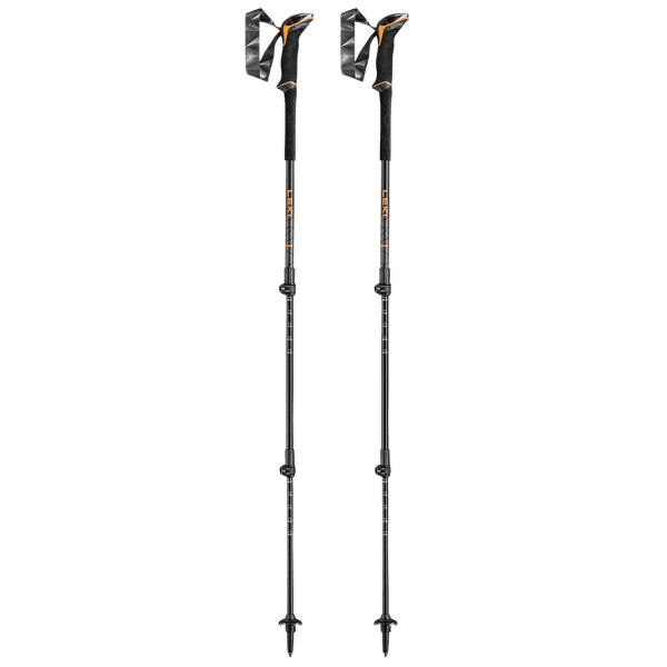 Palice Leki Makalu Lite orange-black-dark anthracite