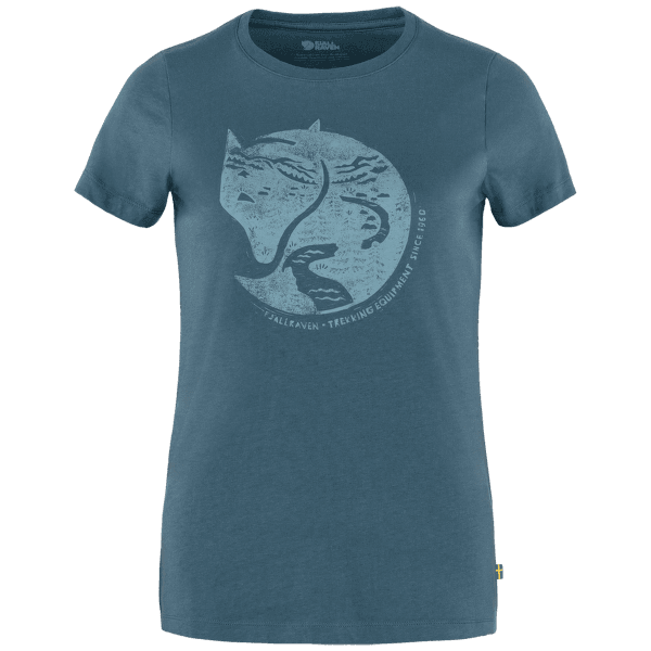 Tričko krátky rukáv Fjällräven Arctic Fox Print T-Shirt Women Indigo Blue