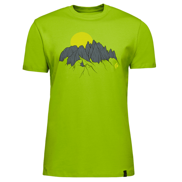 Tričko krátky rukáv Black Diamond Minarets SS Tee Men Lime Green