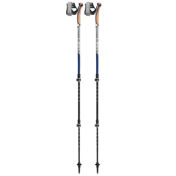 Palice Leki Traveller Carbon midnightblue dark metallic-llight anthracite-white
