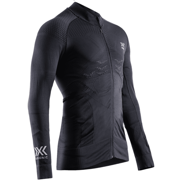 Mikina X-Bionic ENERGIZER 4.0 TRANSMISSION LAYER FULL ZIP MEN Opal Black/Arctic White