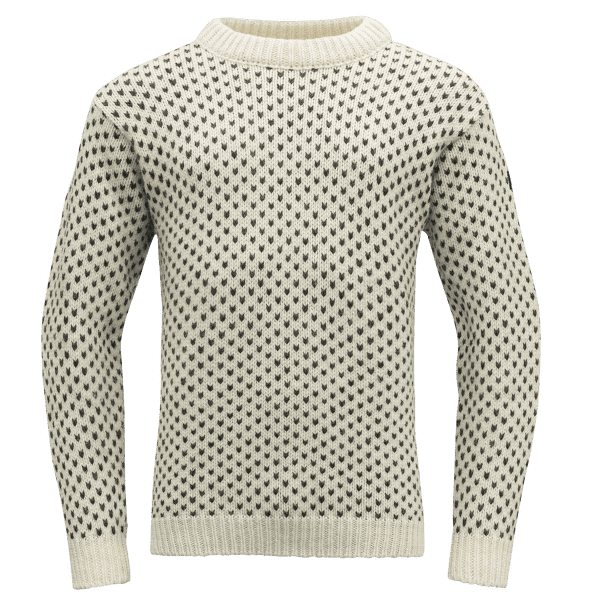 Sveter Devold Nordsjo Wool Sweater 000A OFFWHITE