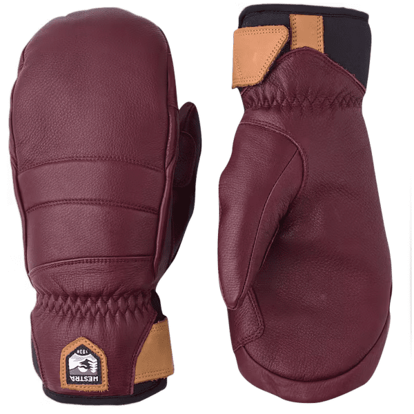 Rukavice Hestra Fall Line Mitt Women Bordeaux