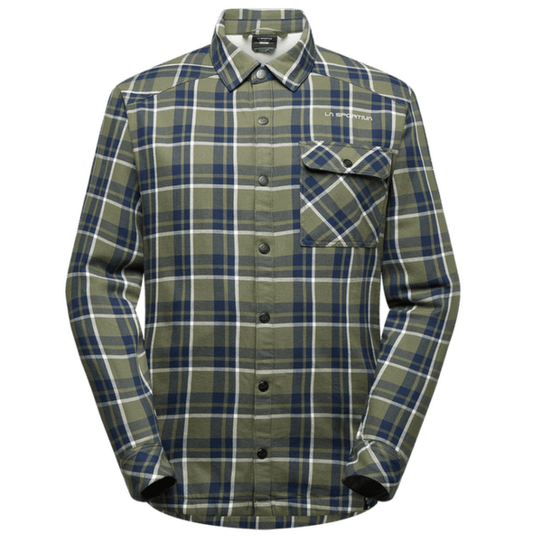 Košeľa dlhý rukáv La Sportiva RAMBLER LINED FLANNEL SHIRT MEN Cypress/Night Sky