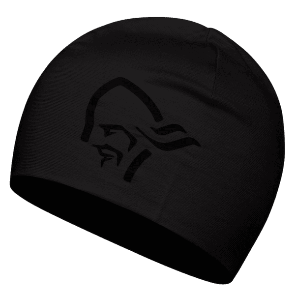 Čiapka Norrona /29 pureUll180 Beanie Caviar Black