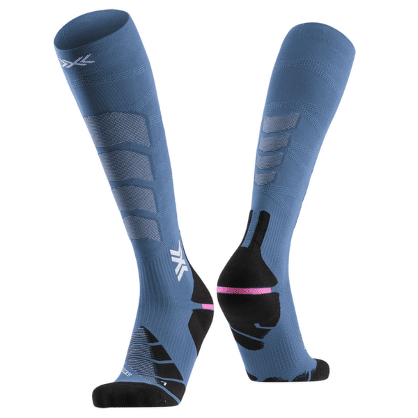 Podkolienky X-Bionic X-SOCKS® SKI ANATOMIX OTC NEO NAVY