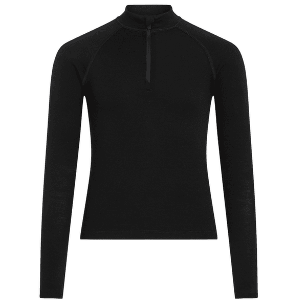 Tričko dlhý rukáv Icebreaker Merino 260 Oasis LS Half Zip Kids Black