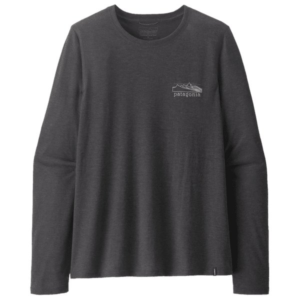 Tričko dlhý rukáv Patagonia LONG-SLEEVED CAP COOL TRAIL SHIRT Women Ink Black