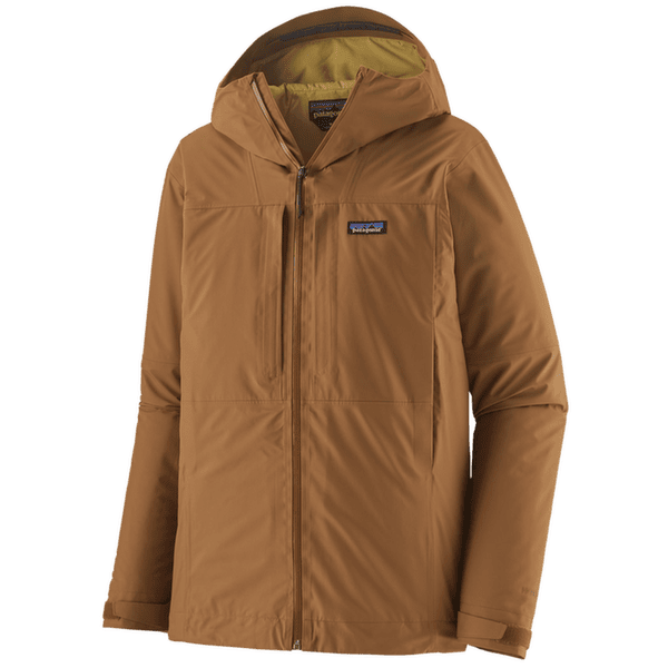 Bunda Patagonia INSULATED BOULDER FORK RAIN JACKET Men Deer Brown