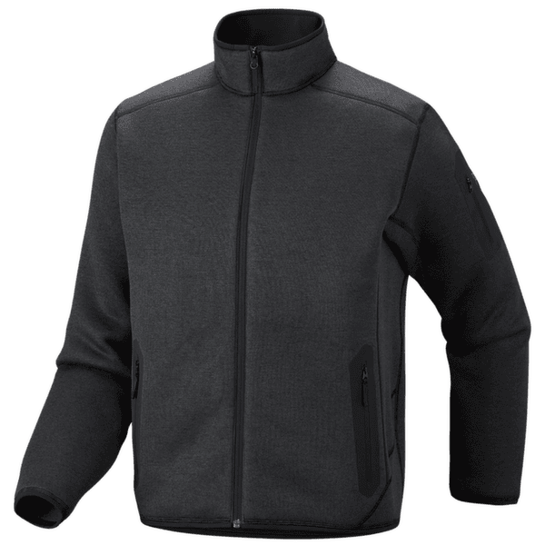 Pulóver Arcteryx Covert Cardigan Men Black Heather