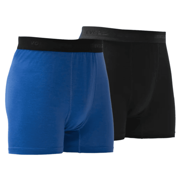 Boxerky Devold Breeze Merino 150 Boxer Man 2PK 539A BLACK/ROYAL