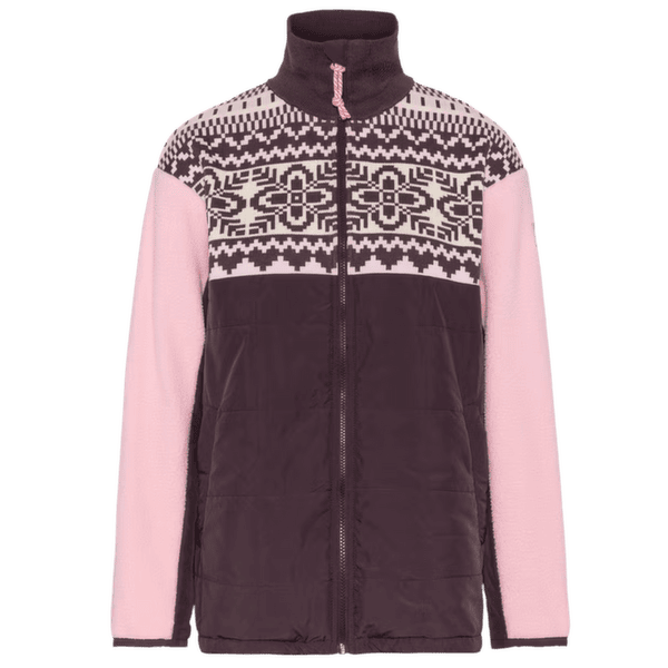 Mikina Kari Traa Amie Jacket COCOA/COCOA POWDER
