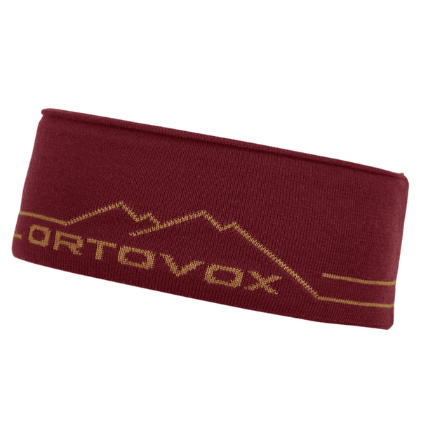 Čelenka Ortovox PEAK HEADBAND 36201 Red Malbec