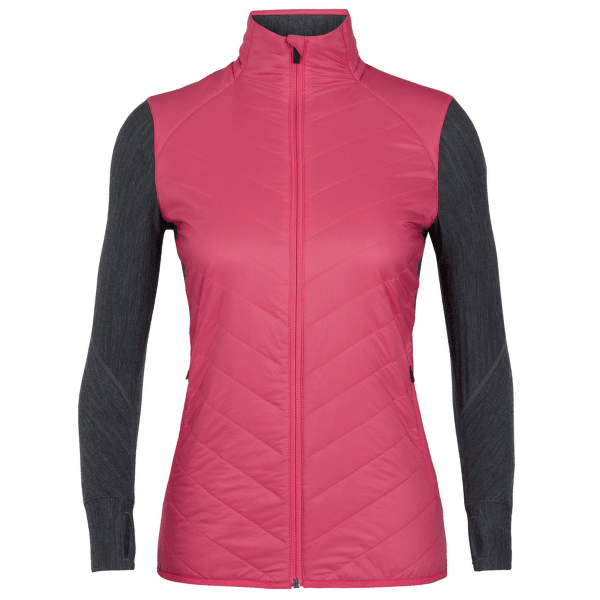 Bunda Icebreaker Descender Hybrid Jacket Women Jet HTHR/PRISM